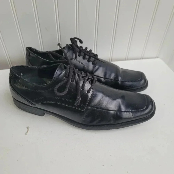 Stacy Adams Mens 20117-001 Black Leather Oxford Dress Shoes Size U.S. 10M - Picture 1 of 7